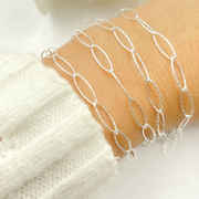 Y56SS. Sterling Silver Diamond Cut Marquise
